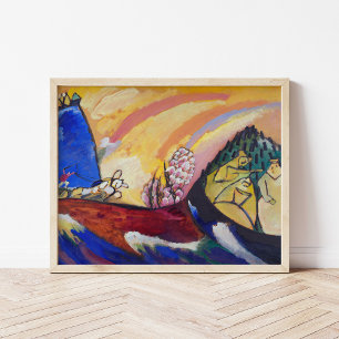 Gemälde mit Troika Kandinsky Poster