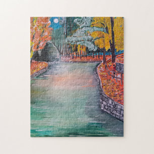 Gemälde Parque de San Vicente von Alfred Fox Puzzle