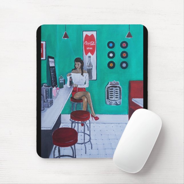 Gemälde Runaround Sue von Alfred Fox Mousepad (Mit Mouse)