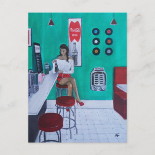 Gemälde Runaround Sue von Alfred Fox Postkarte