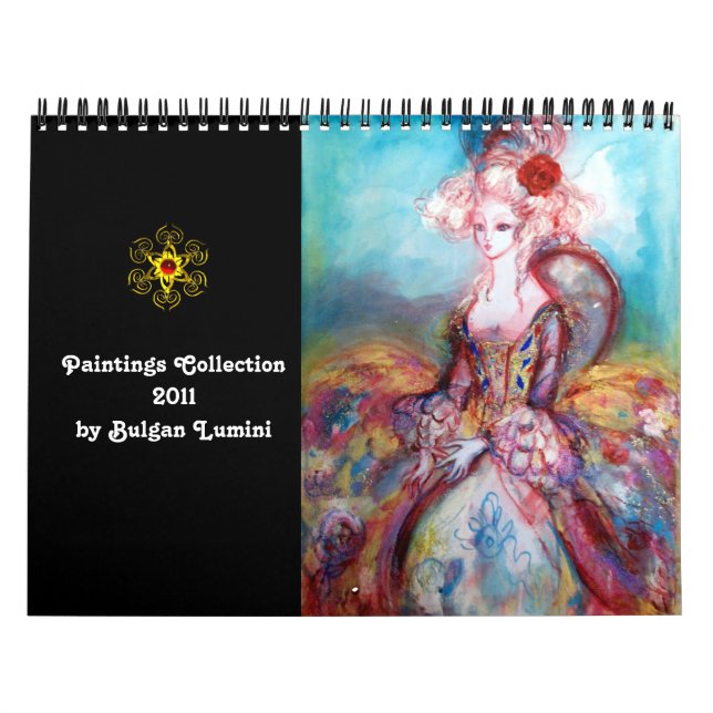 Gemälde Sammlung von Bulgan Lumini - 2011 Kalender (Titelbild)