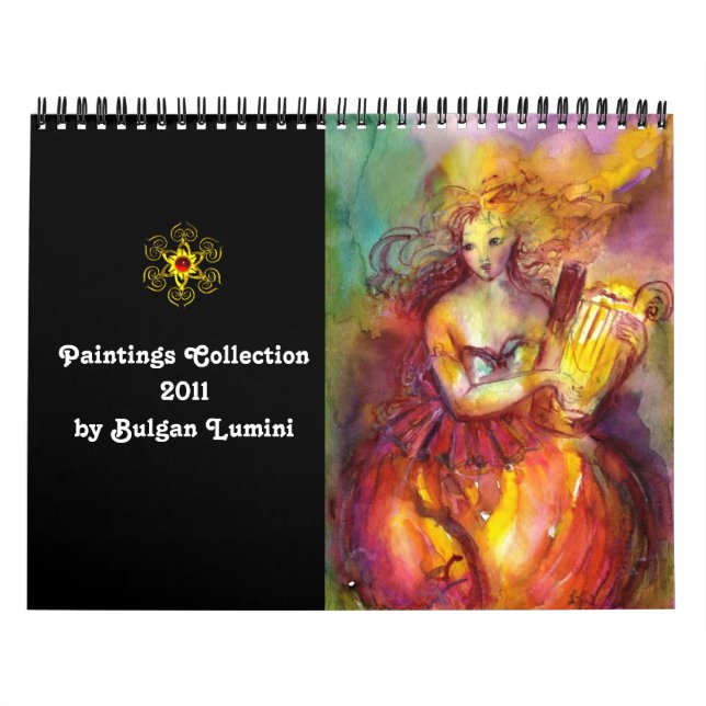 Gemälde Sammlung von Bulgan Lumini - 2011 Kalender (Titelbild)