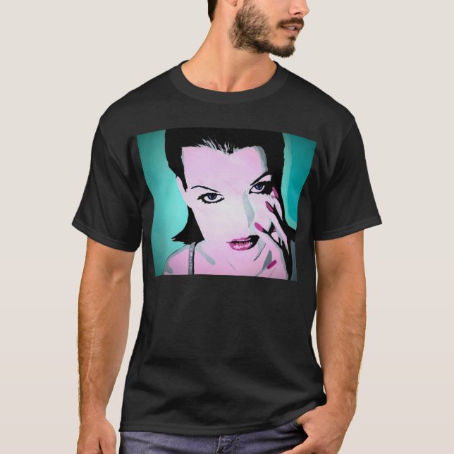 Gemälde "Summer Swim" auf einem Shirt (Vorderseite)