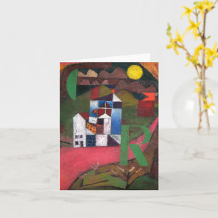 Gemälde Villa R (1919) von Paul Klee  Karte