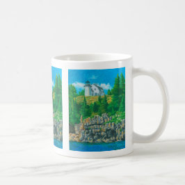Gemälde von Bear Island Light Kaffeetasse