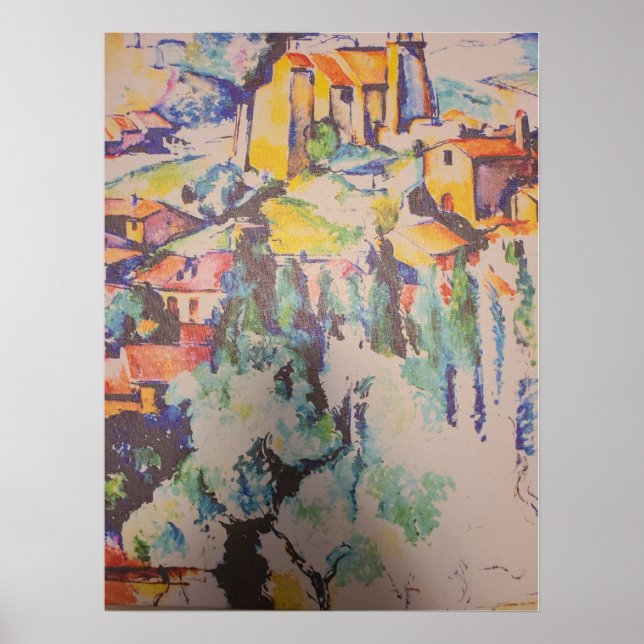 Gemälde von Cezanne - modifiziert durch Mark Petti Poster (Vorne)