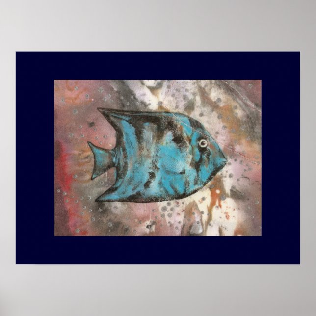 Gemälde von Fischen Poster (Vorne)