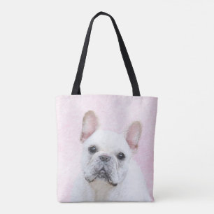 Gemälde von Französisch-Bulldog (Cream/White) - 