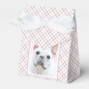 Gemälde von Französisch-Bulldog (Cream/White) - Geschenkschachtel