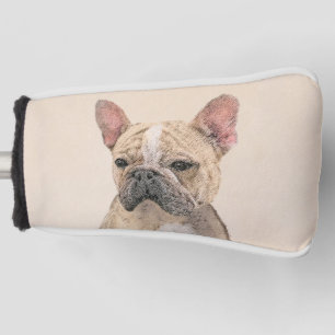 Gemälde von Französisch-Bulldog (Sable) - Niedli Golf Headcover