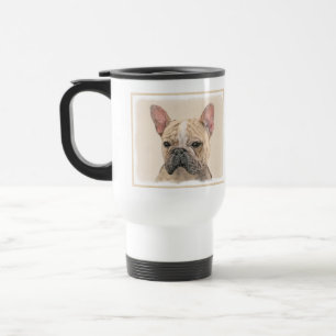 Gemälde von Französisch-Bulldog (Sable) - Niedli Reisebecher