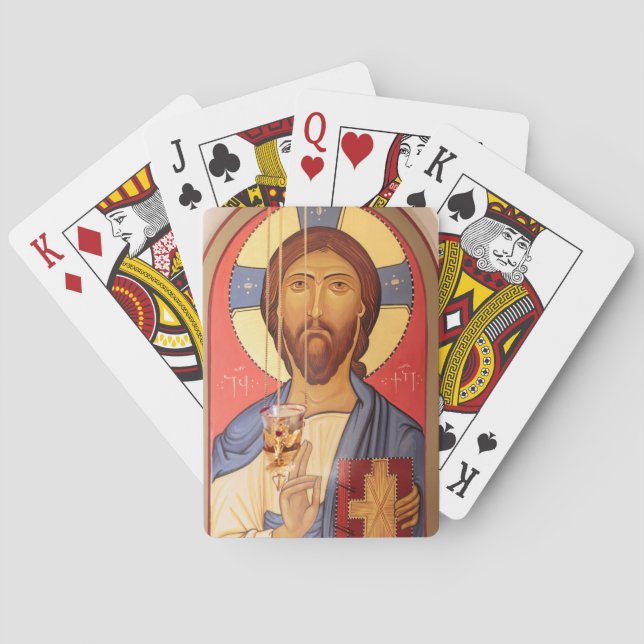 Gemälde von Jesus Spielkarten (Rückseite)