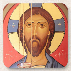 Gemälde von Jesus Untersetzer