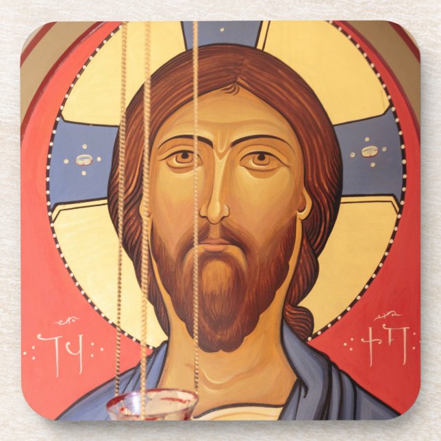 Gemälde von Jesus Untersetzer (Vorderseite)