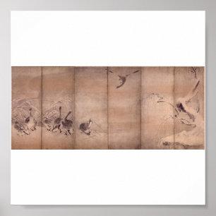 Gemälde von Miyamoto Musashi, c. 1600 Poster