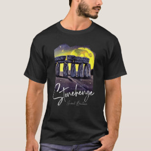 Gemälde von Stonehenge England Souvenir Stonehenge T-Shirt