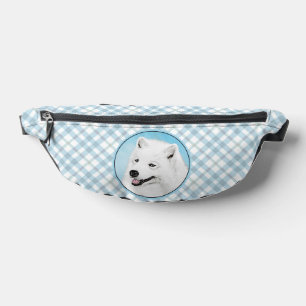 Gemälde weiß Niedliche Haustiere Hunde Kunst Bauchtasche