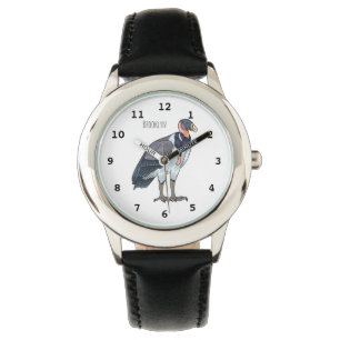 Gemälde zum Cartoon von Königsgeier Armbanduhr
