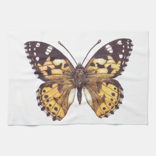 Gemäldeschmetterling Geschirrtuch