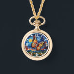 Gemäldete Butterfly Starry Night Sky Elegante Frau Armbanduhr<br><div class="desc">Die bemalten Butterfly Starry Night Sky Elegant Womans Watches zeichnen sich durch einen farbenfrohen Schmetterling aus,  der mit dem Mond und den Sternen im Hintergrund besticht. Erstellt von Evco Studio www.zazzle.com/store/evcostudio</div>