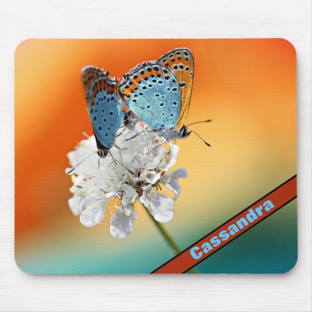 Gemäldete Lady Butterflies Mousepad (Vorne)