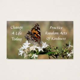 Gemäldete Lady Random Acts of Kindness Card