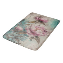 Gemäldete Peonies - Bathmat