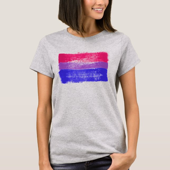 Gemäldeter Bisexueller T - Shirt (Vorderseite)