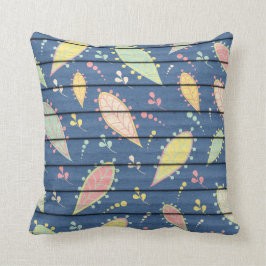 Gemäldetes Holzbild Kissen