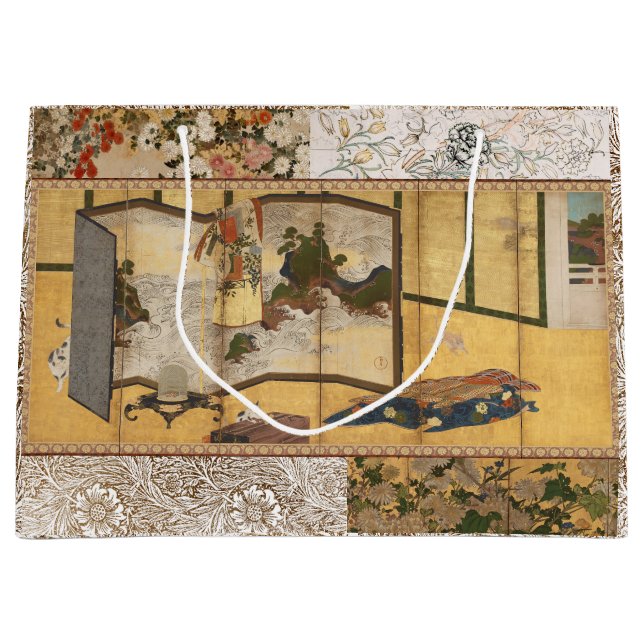 Gemäldetes Koromandel ändern Bildschirm Große Geschenktüte (Vorderseite)