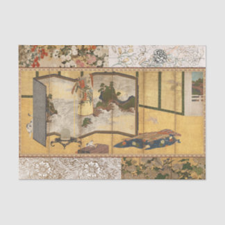 Gemäldetes Koromandel ändern Bildschirm Seidenpapier