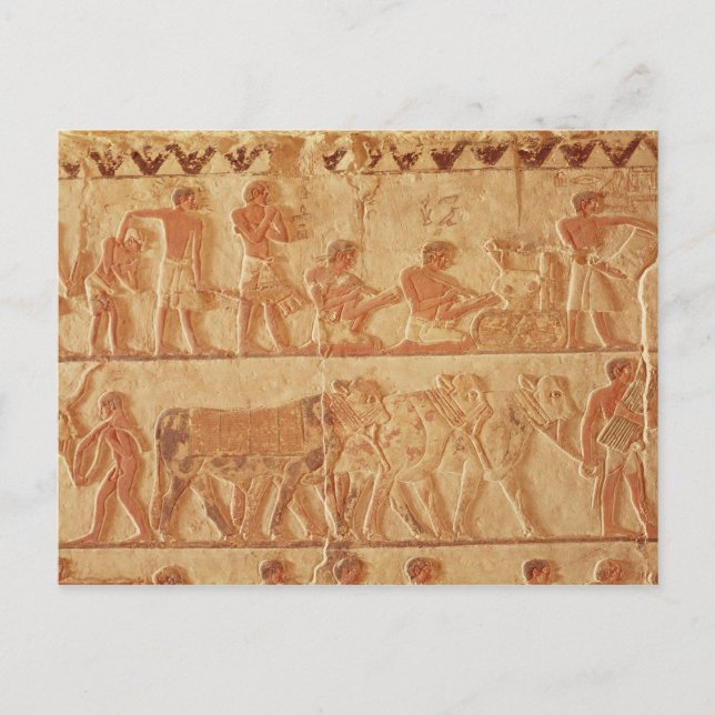 Gemäldetes Relief mit Darstellung Postkarte (Vorderseite)