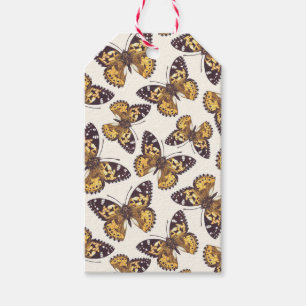 Gemäldetes Schmetterlingsmuster Geschenkanhänger