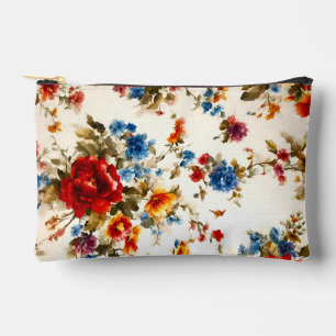 Gemalt Е lecker und zarte farbenfrohe Sommer-Blume Zubehörtasche