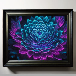 Gemalt in Blume 5:4 Poster