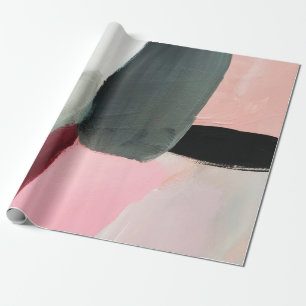 Gemalte abstrakte Hintergrund. Abstrakter Kunsthin Geschenkpapier
