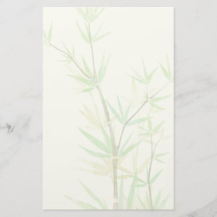 Gemalte Aquarellkarte mit wildem stilisiertem Briefpapier