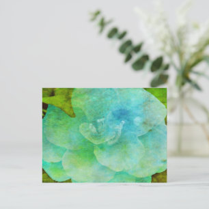Gemalte Blume von Shirley Taylor Postkarte