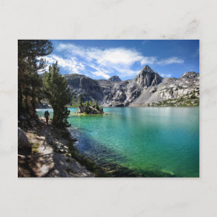 Gemalte Dame am Upper Rae Lake 2 - John Muir Trail Postkarte