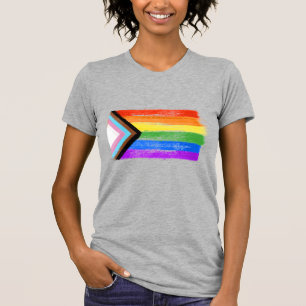 GEMALTE FORTSCHRITTS-STOLZFARBENFLAGGE T-Shirt