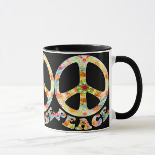 Gemalte FriedensTassen Tasse