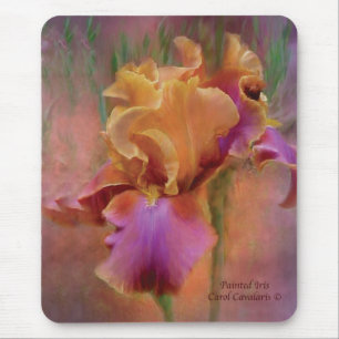 Gemalte Iris Mousepad