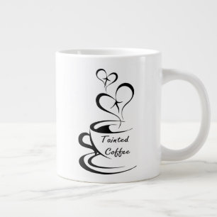 Gemalte Kaffee Riesen-Tasse Jumbo-Tasse