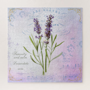 Gemalte Lavandula Vera Ruhe und Gelassenheit Puzzle