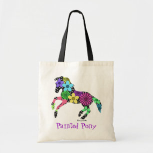 Gemalte Pony-Taschen-Tasche Tragetasche
