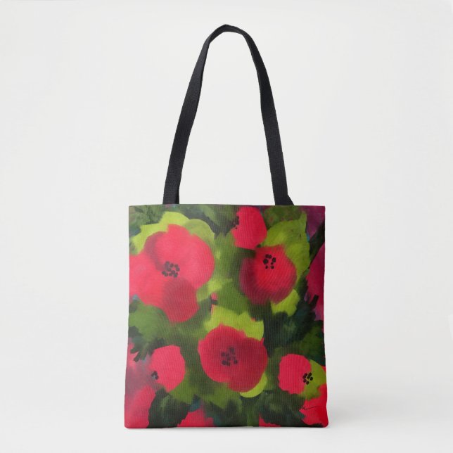 Gemalte Poppies | Blumenkunst (Vorderseite)