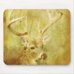 Gemalte Rotwild-Mausunterlage Mousepad