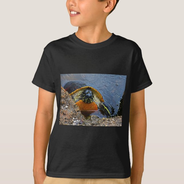 Gemalte Schildkröte T-Shirt (Vorderseite)