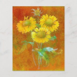 Gemalte Sonnenblumen
