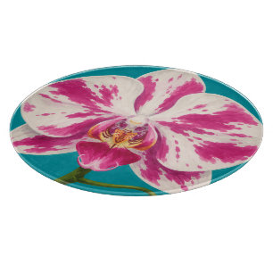 Gemalte tropische Blumenkunst Schneidebrett